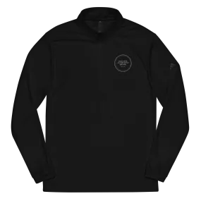 adidas x Genuine Authentic Brand Embroidered Logo Quarter zip pullover