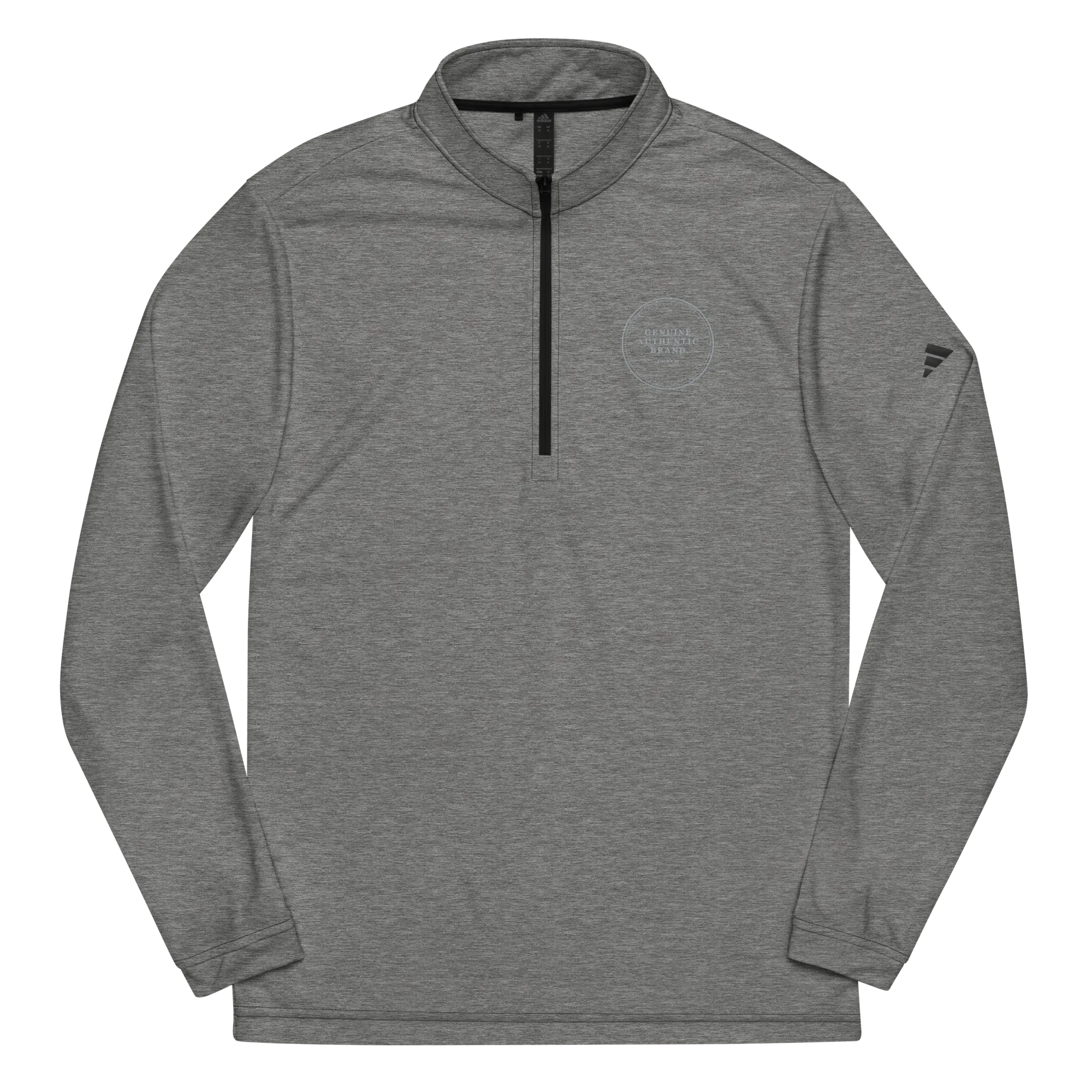 adidas x Genuine Authentic Brand Embroidered Logo Quarter zip pullover