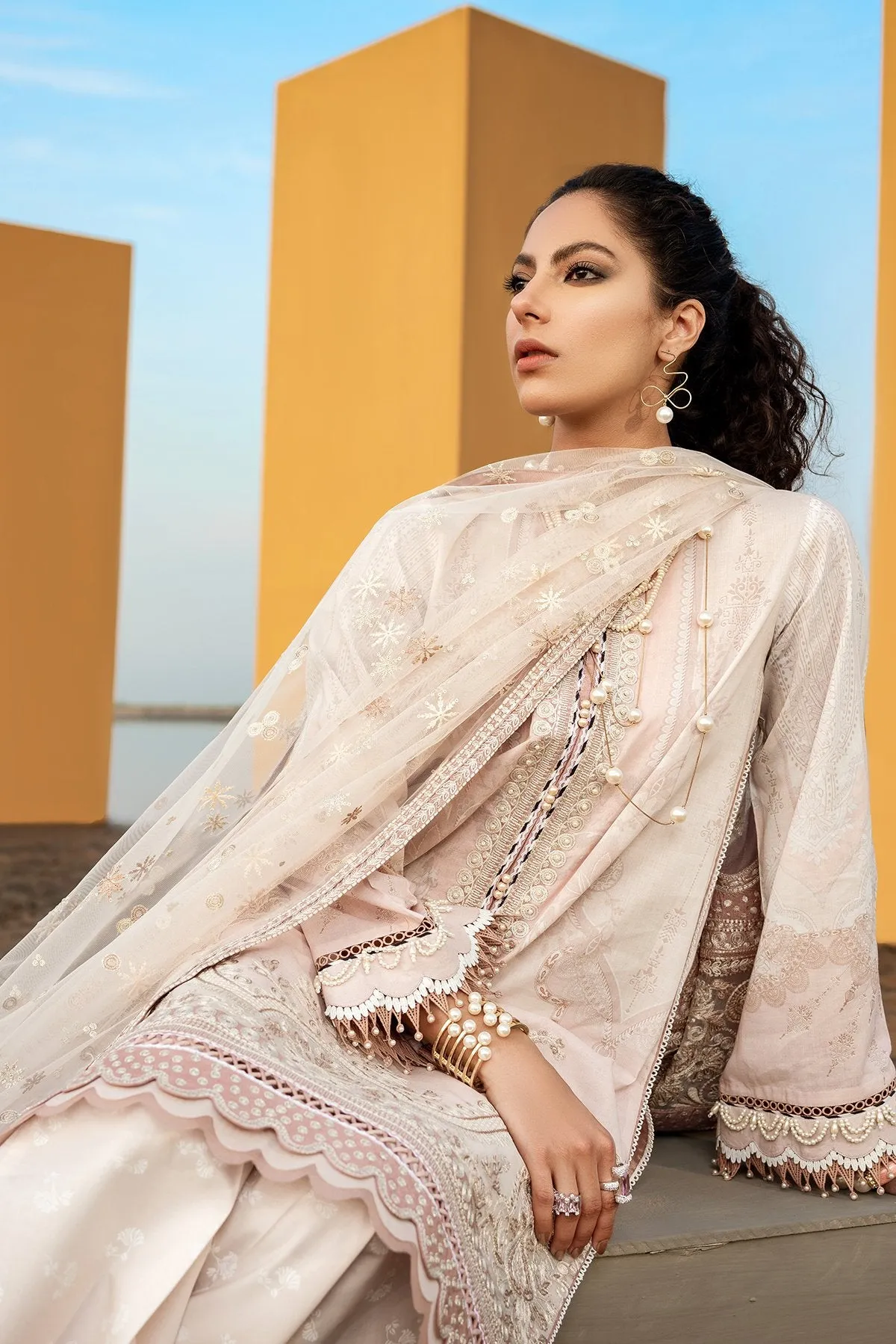 Baroque Luxury Lawn Collection 2021 – CLEOME