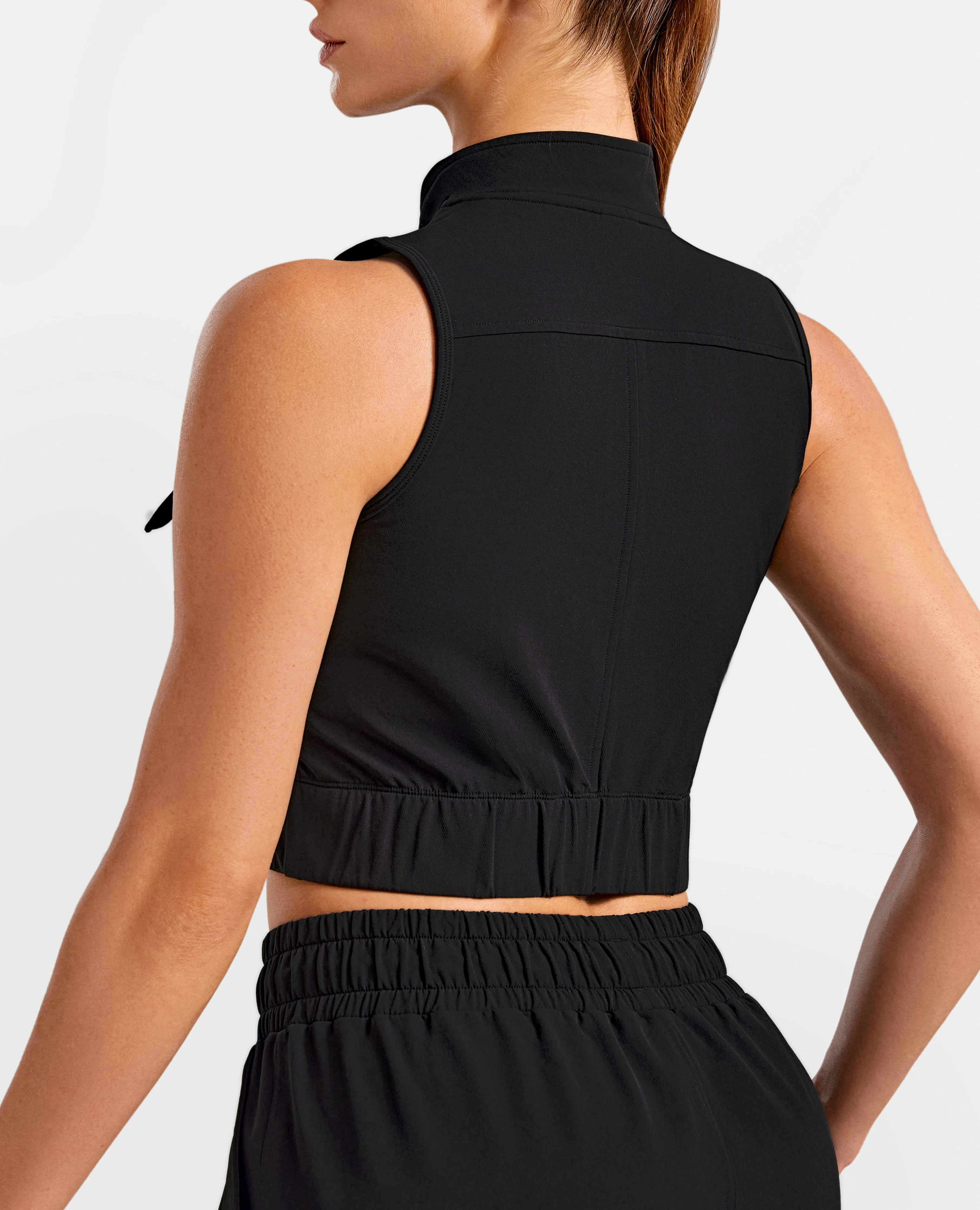 Cargo Power Moto top - Black