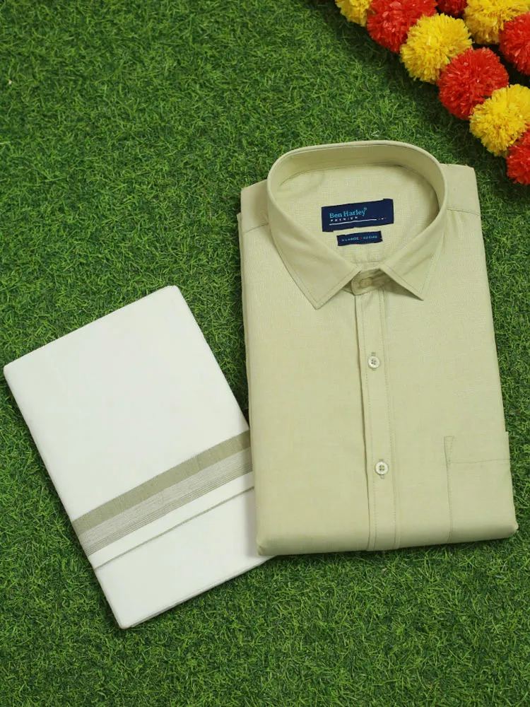 Classic Shirt & Dhothi Set - Just ₹892! 👔👖
