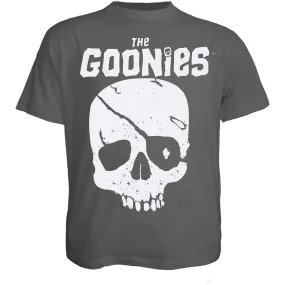 GOONIES, THE - SKULL AND LOGO - T-Shirt Charcoal