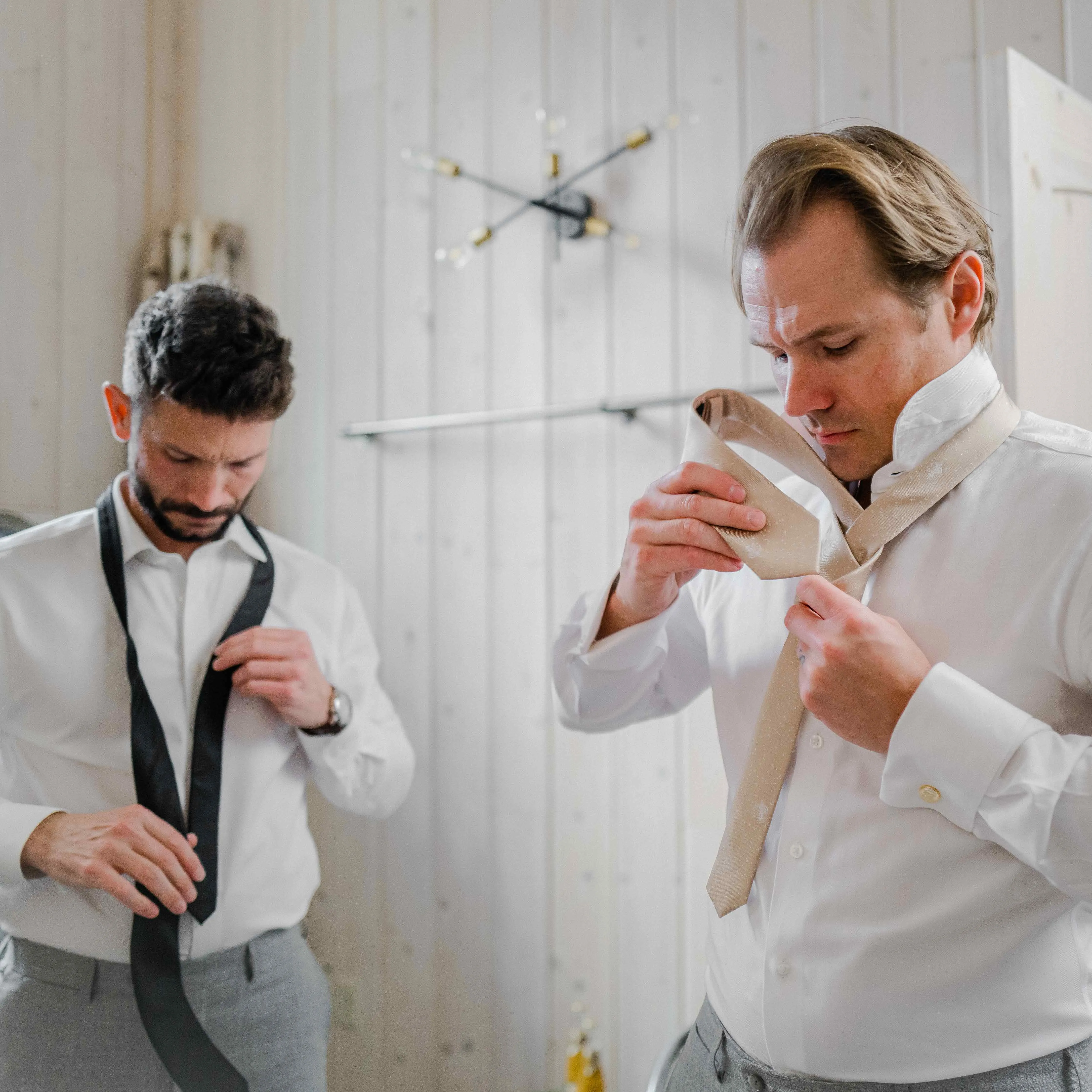 Herringbone Tuxedo White Non-Iron Dress Shirt