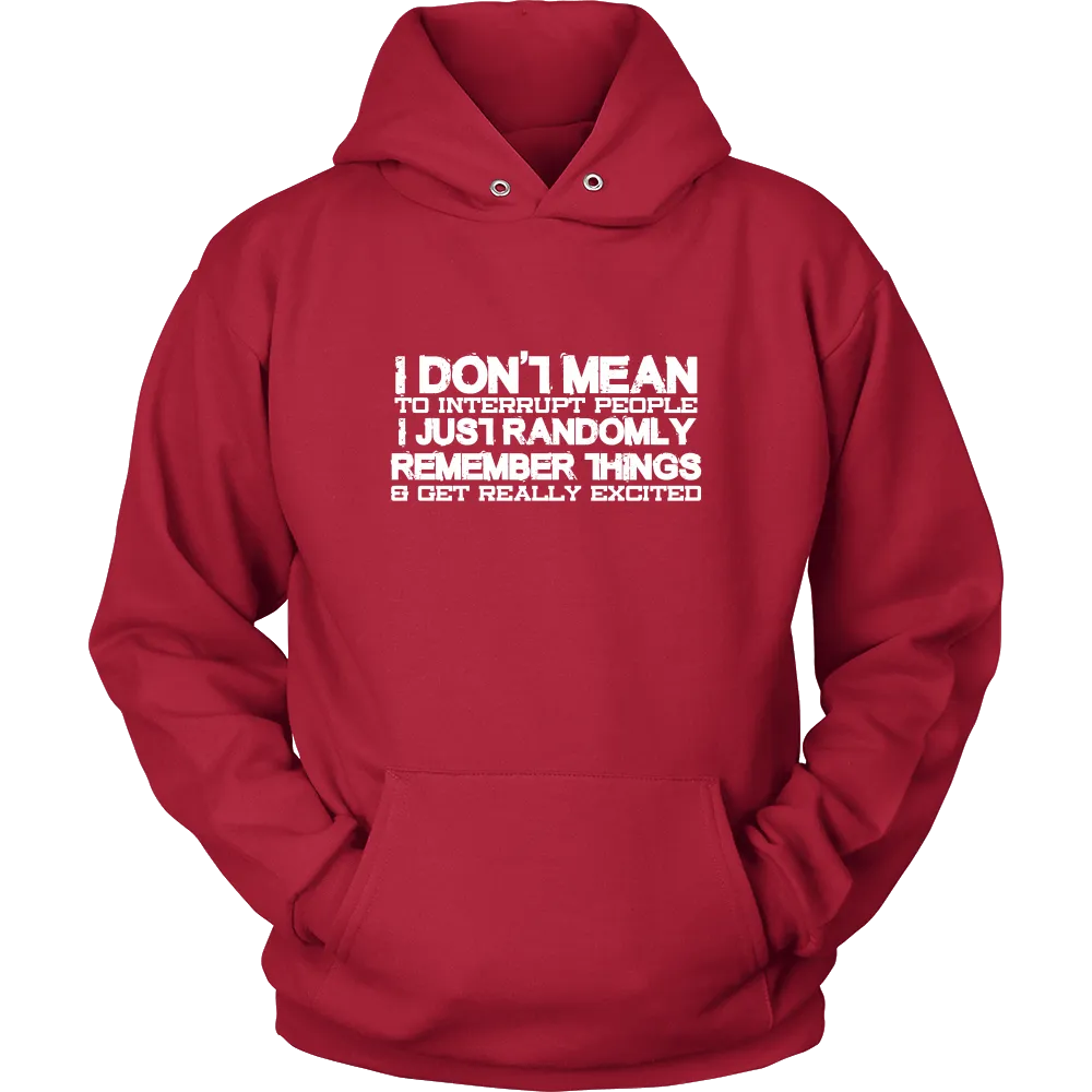 I Don't Mean To Interrupt People