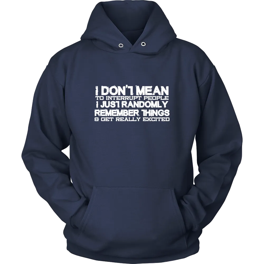I Don't Mean To Interrupt People