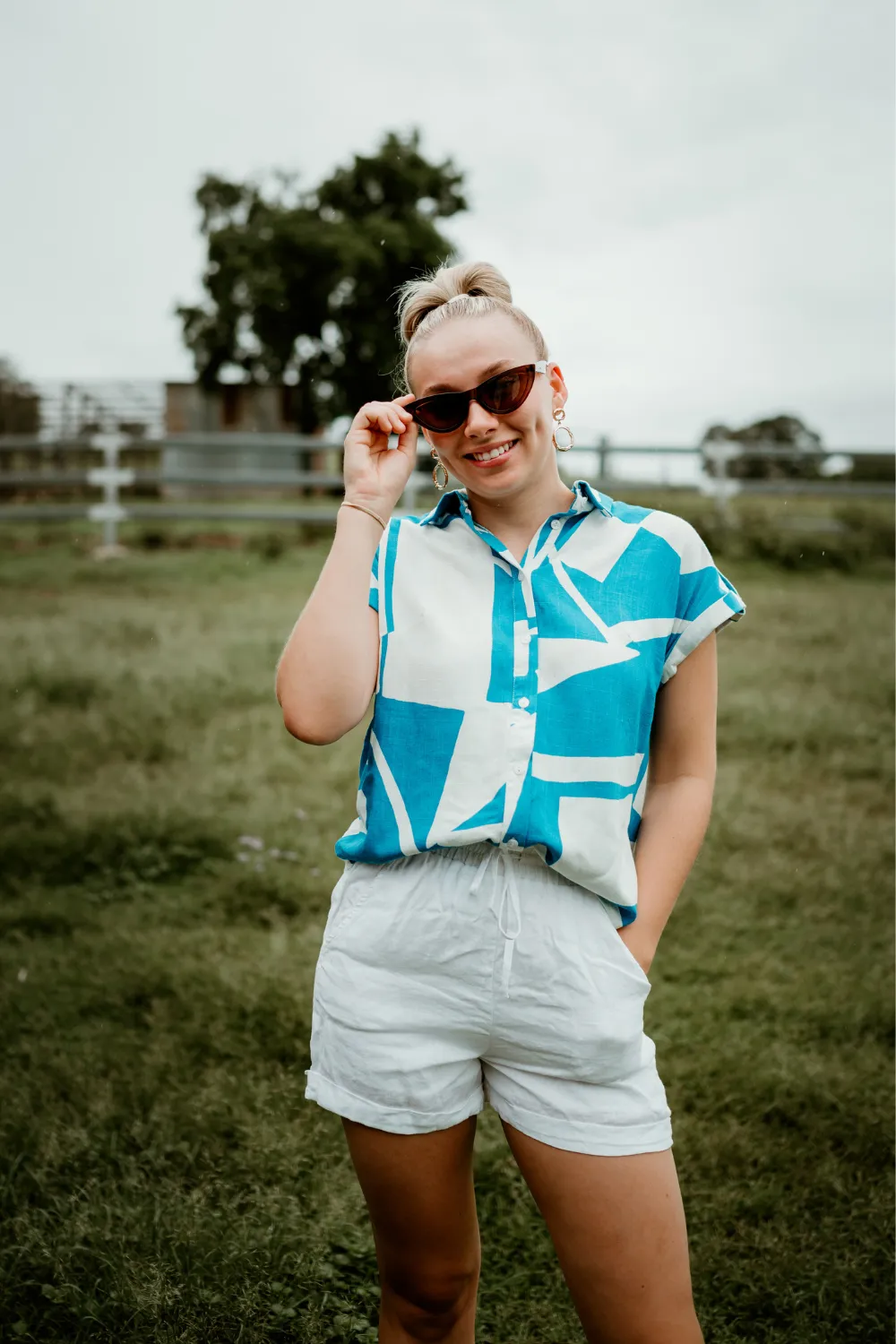 Kitsune Collared Top