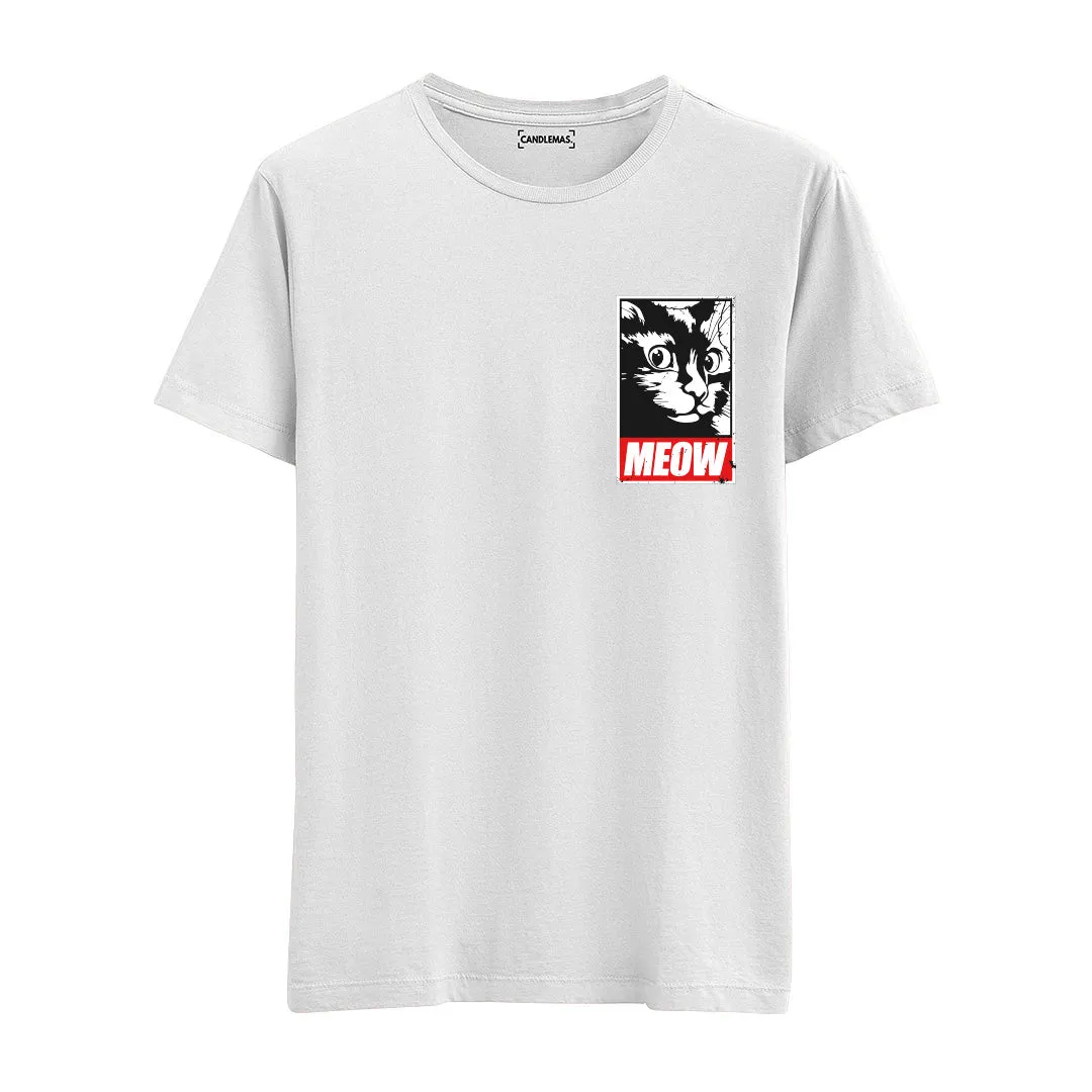 Meow Sticker - Regular Tshirt