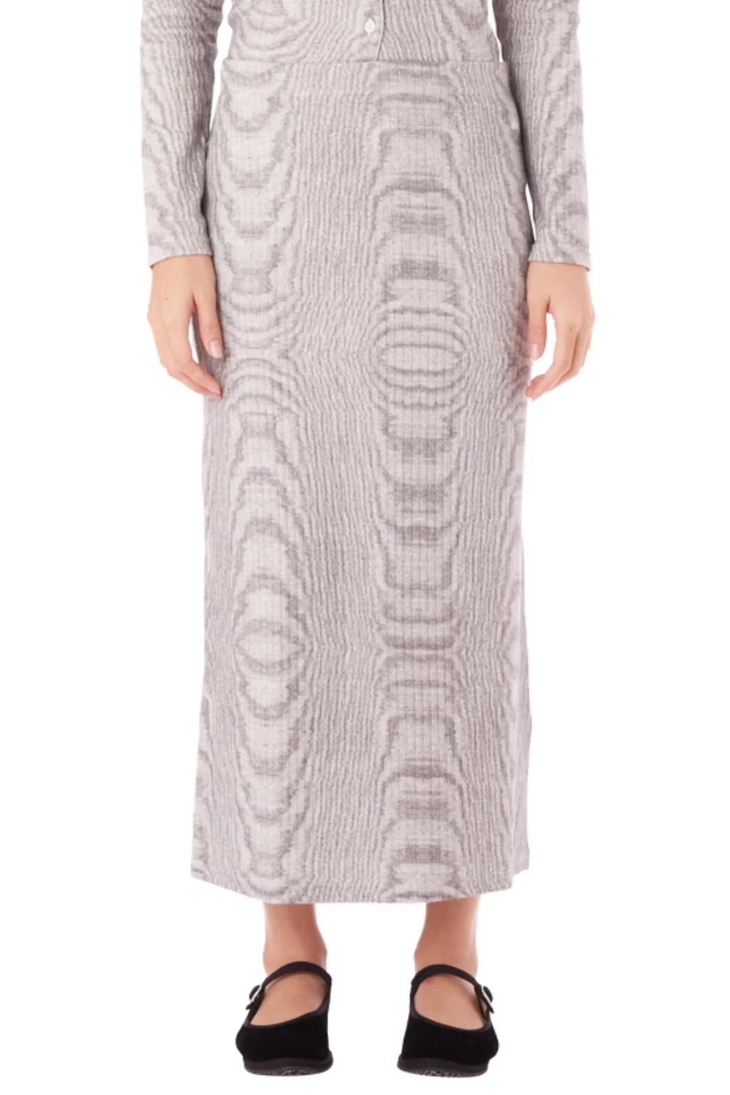 Noise Midi Skirt
