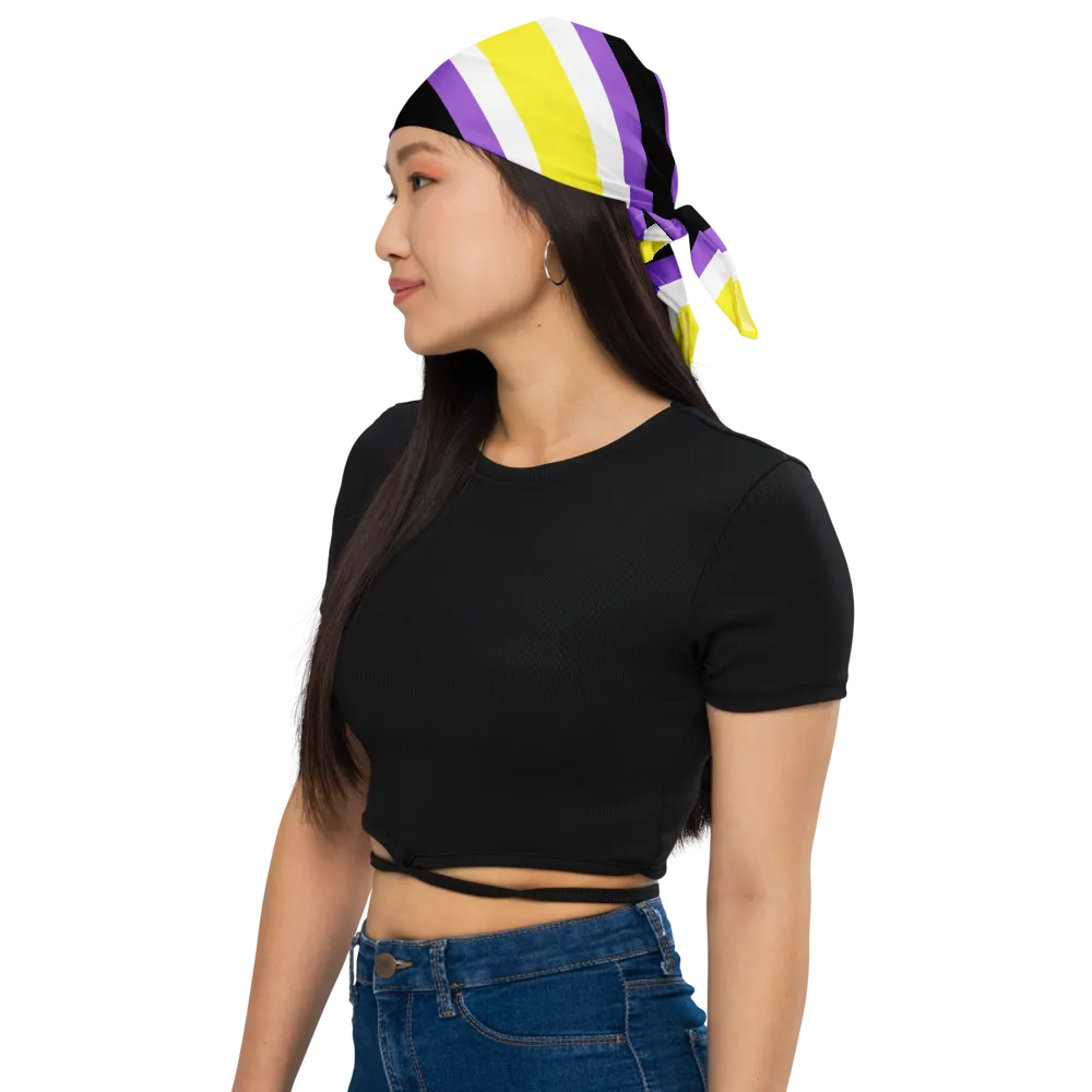 Non-Binary Flag Bandana