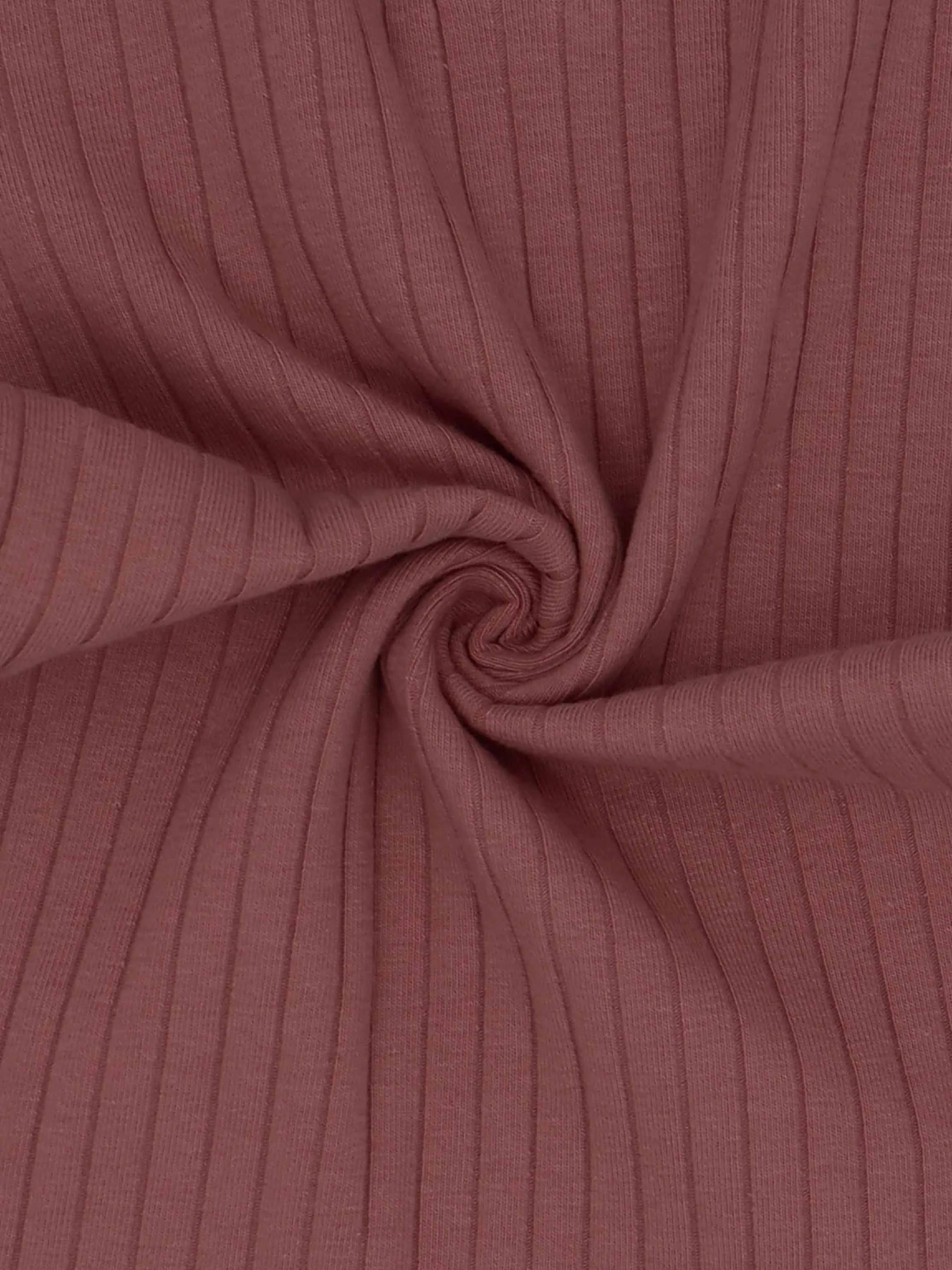 One Snap Henley 3/4 Sleeve Shirt & Skirt-Mauve