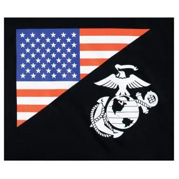 Rothco US Flag / USMC Eagle, Globe, & Anchor T Shirt - Size 2XL