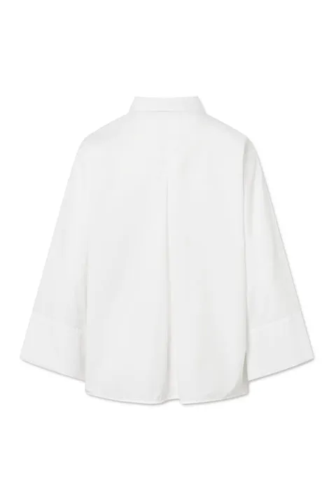SHINO NON IRON POPLIN - WHITE
