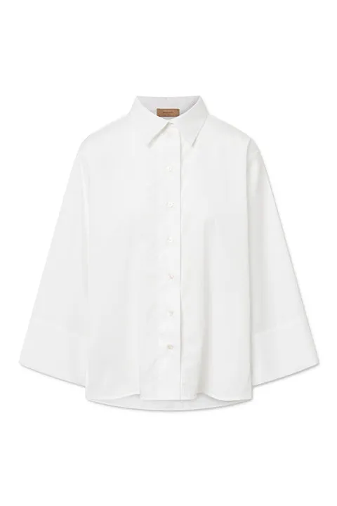 SHINO NON IRON POPLIN - WHITE