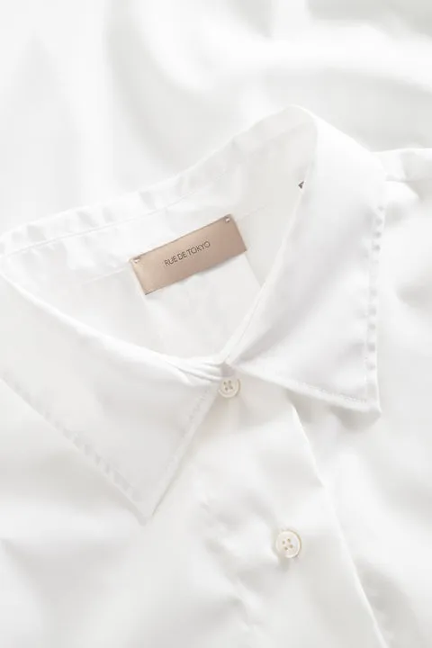 SHINO NON IRON POPLIN - WHITE