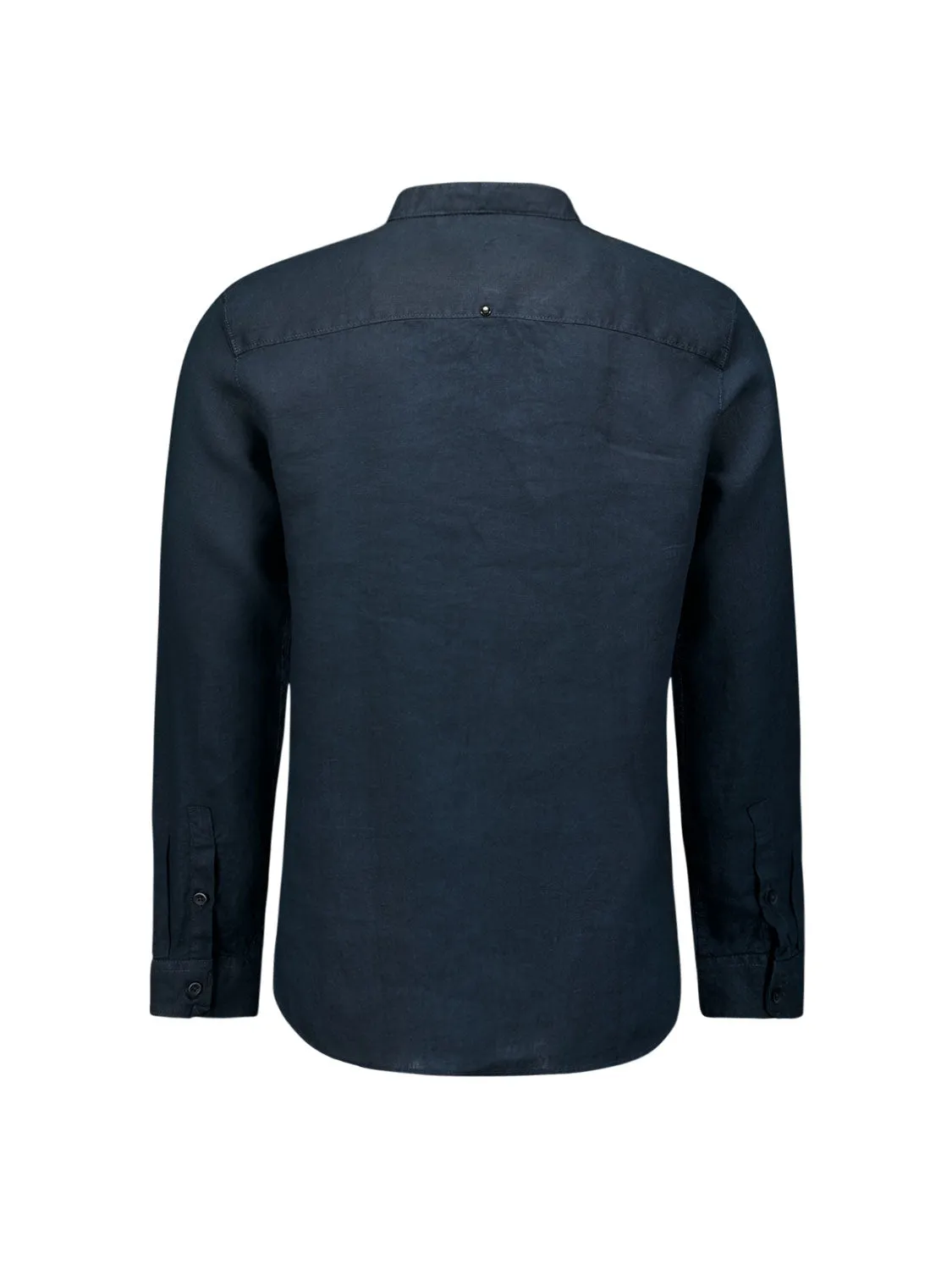 Shirt Granddad Linen Solid | Night