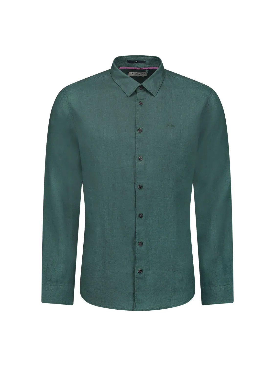 Shirt Linen Solid | Steel