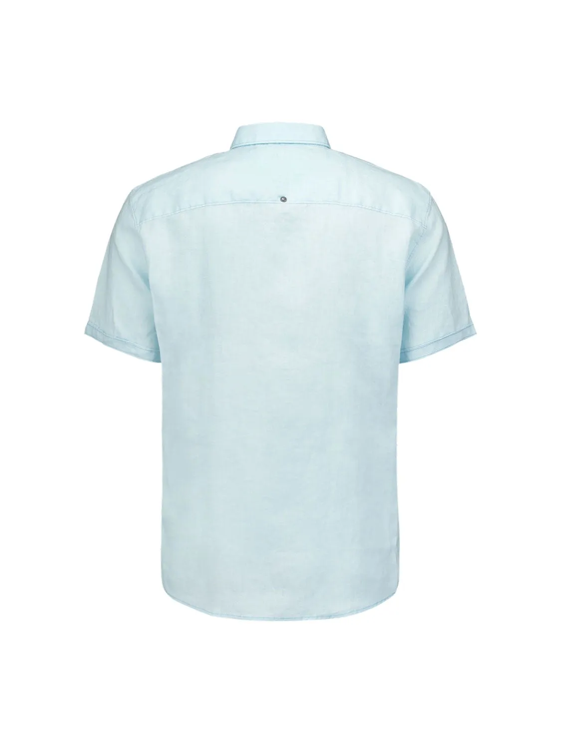 Shirt Short Sleeve Linen Solid | Ice