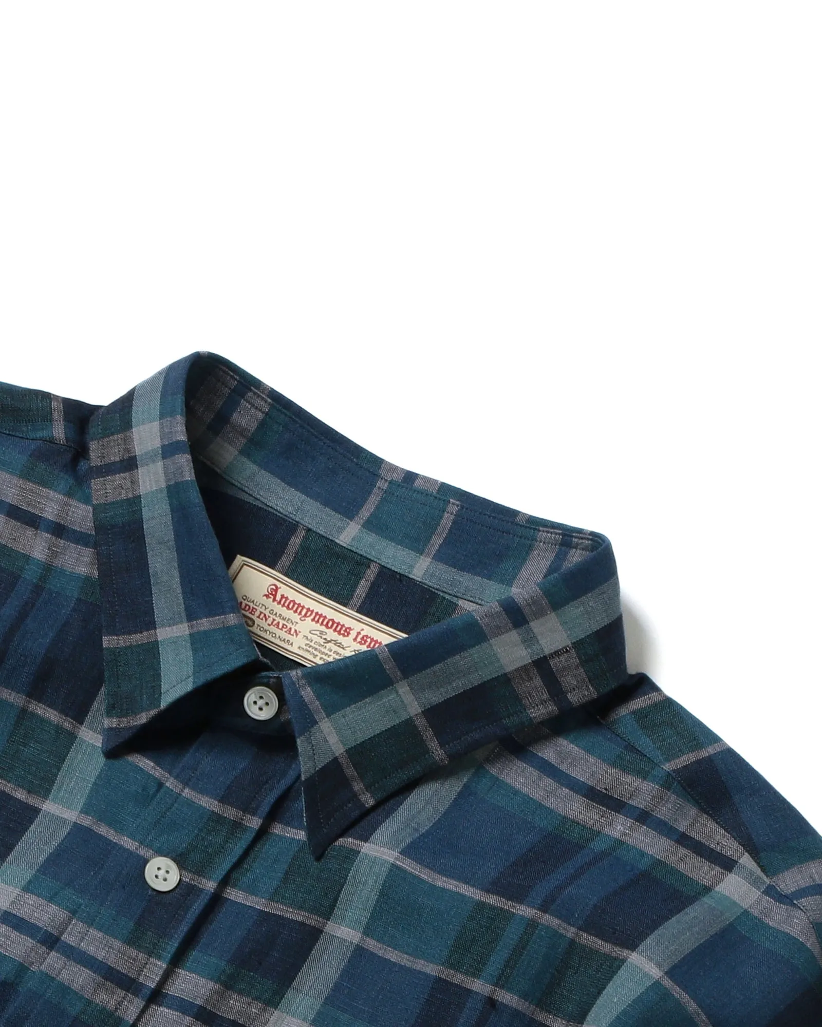 Signature Shirt - Madres Linen - Navy
