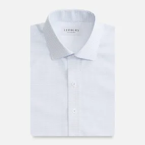 The Blue Kensington Non Iron Dot Custom Shirt