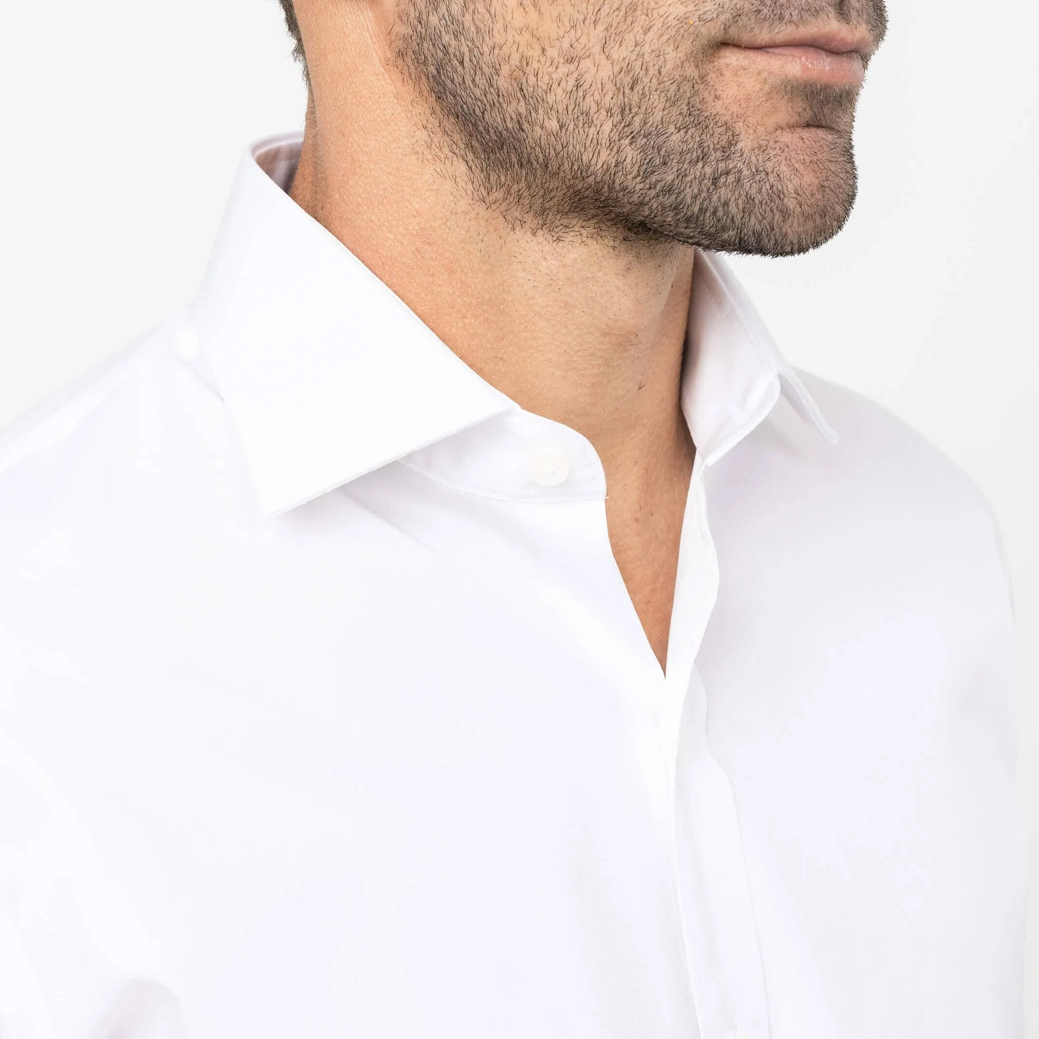 The White Wynne Non Iron Poplin Custom Shirt