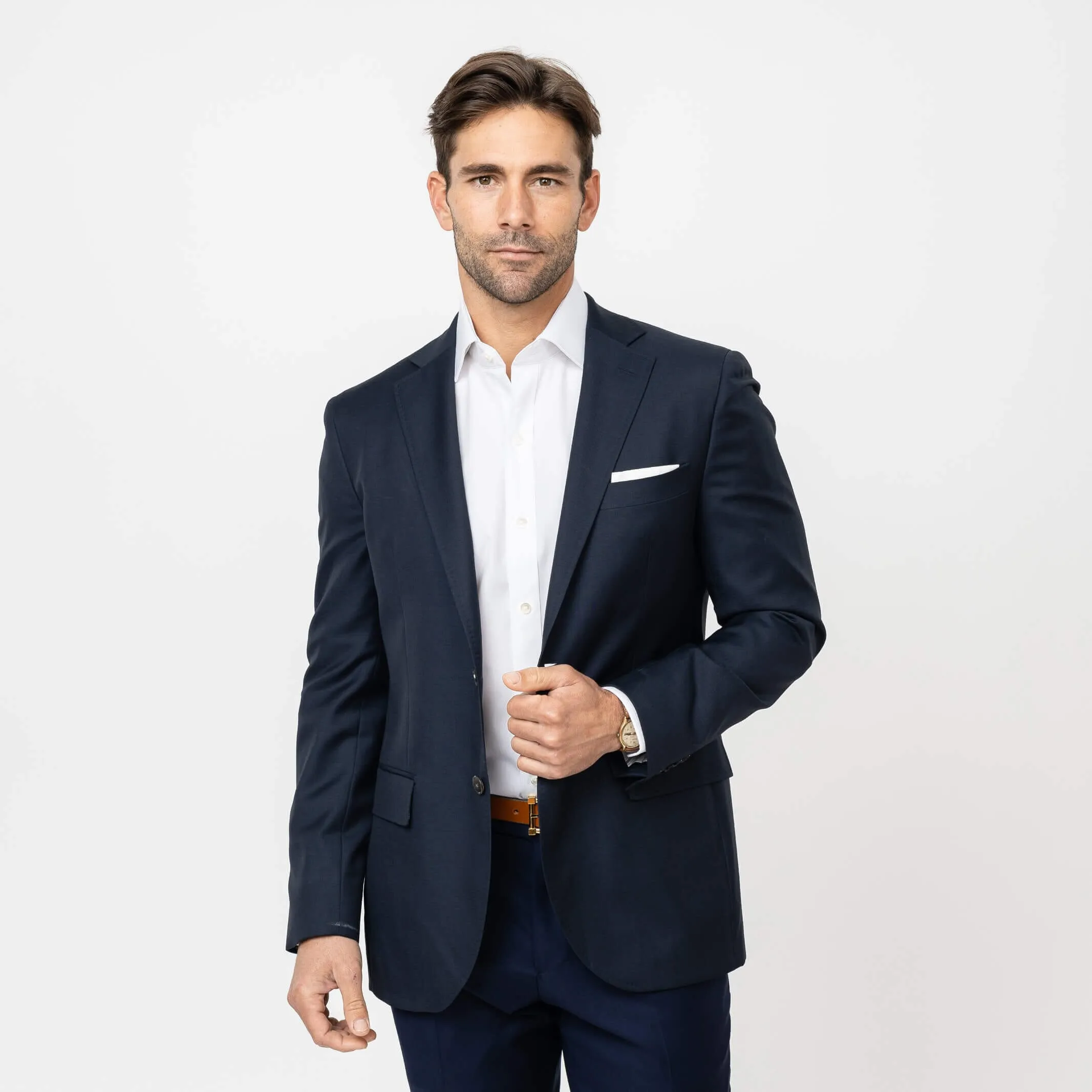 The White Wynne Non Iron Poplin Custom Shirt