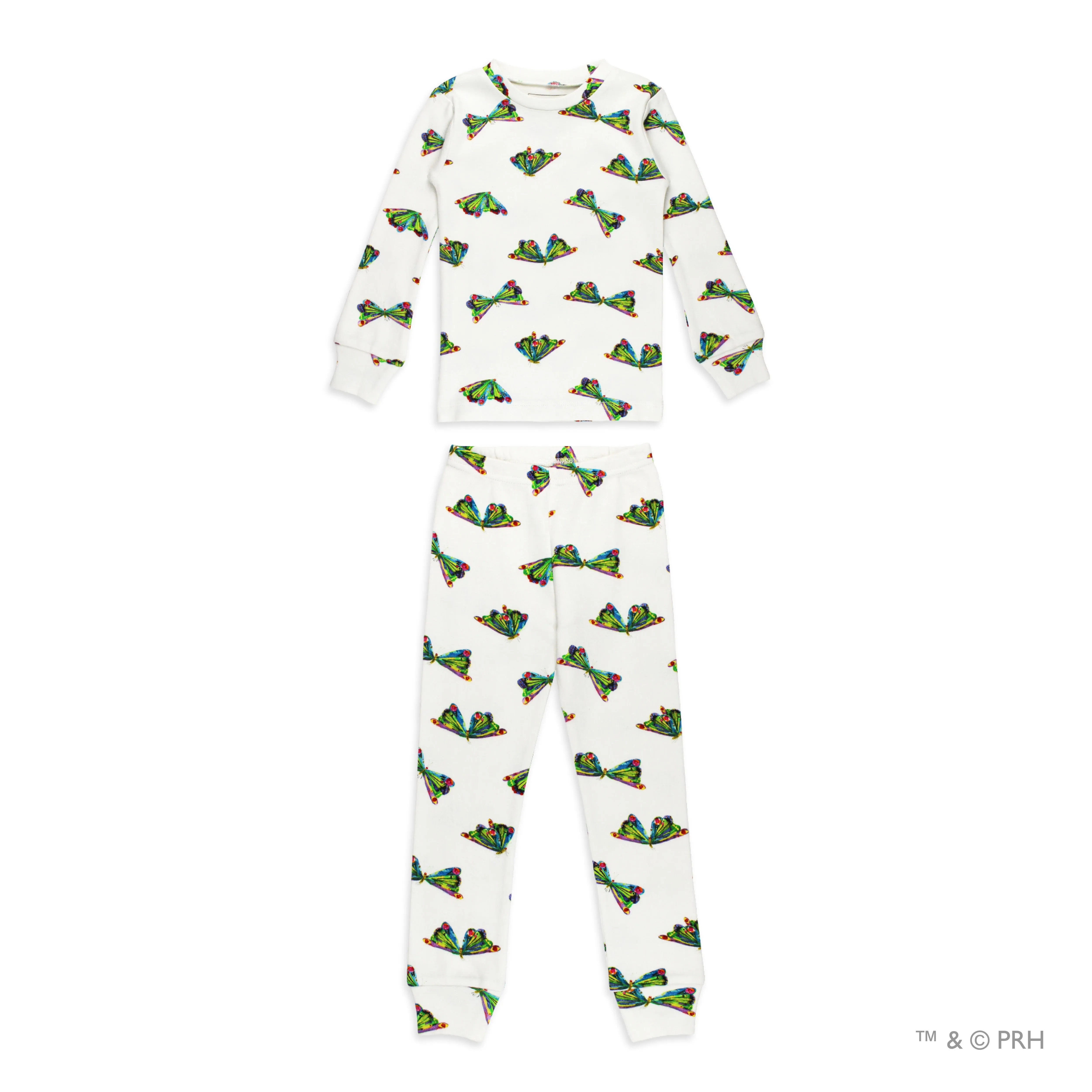 Very Hungry Caterpillar™ Kids' Organic L/Sleeve PJ Set *PREORDER - please allow 1-2 weeks for shipping*
