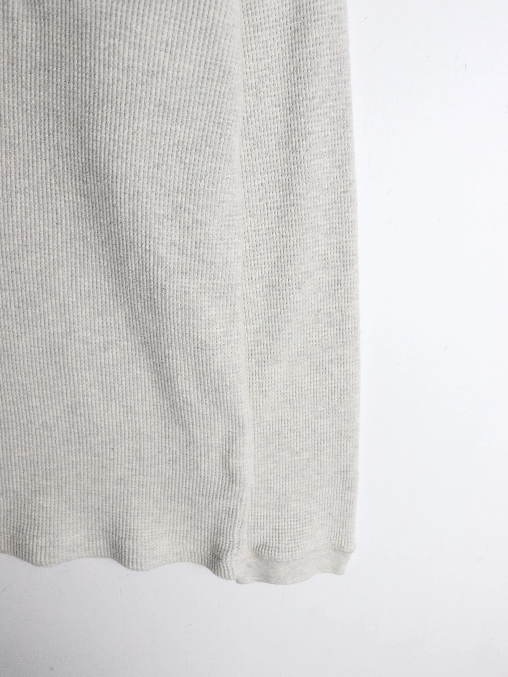 Vintage Disney Shirt Mens Medium Grey Thermal Henley