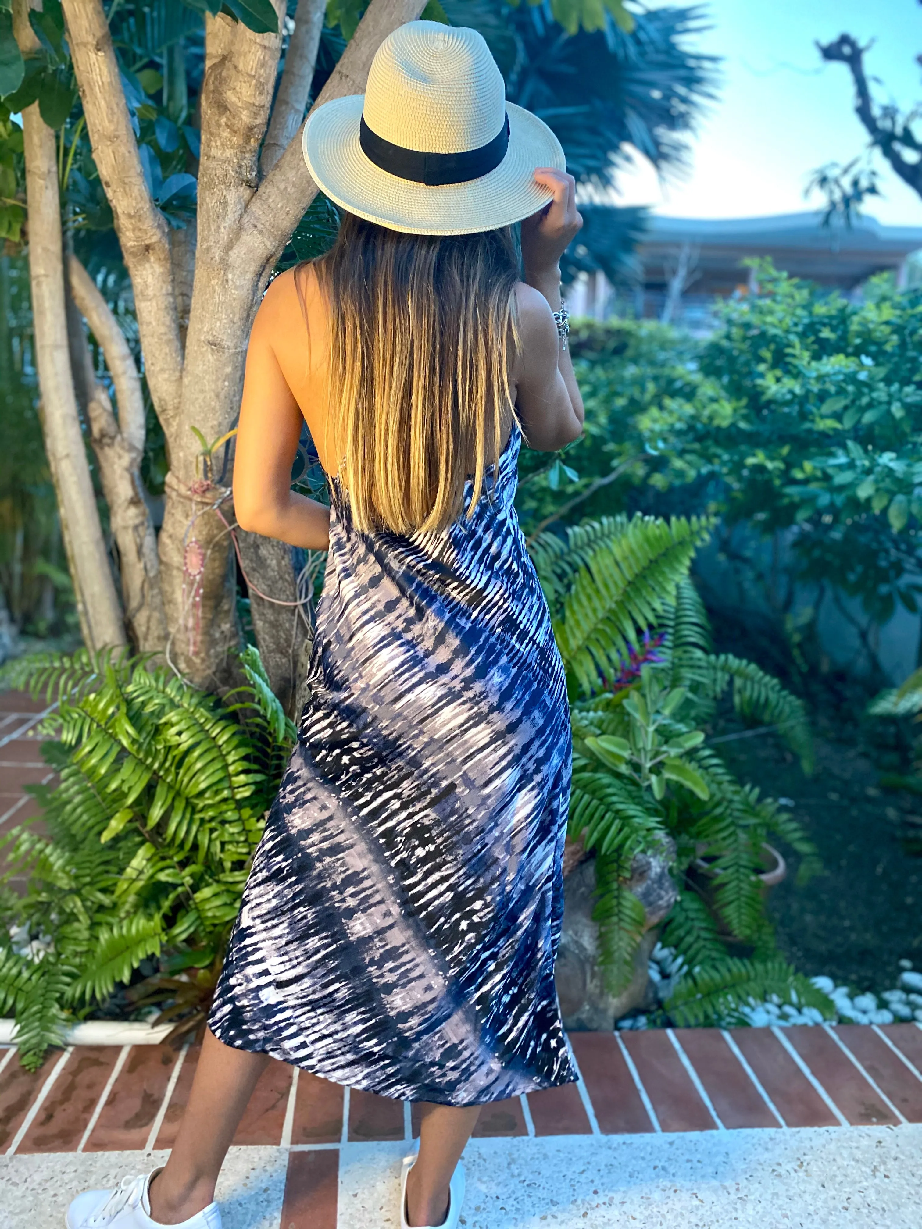 Viola Silk Midi Dress